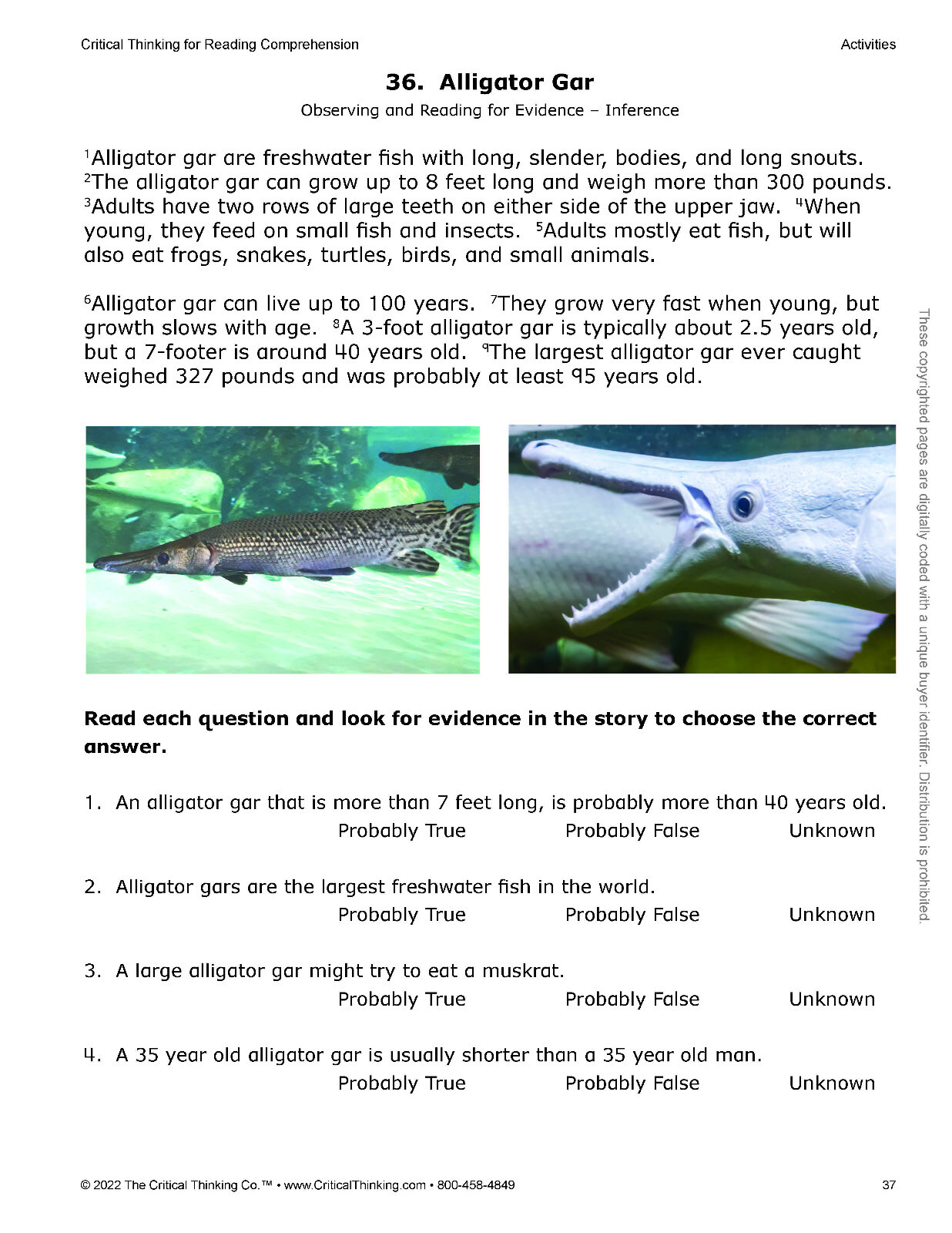 Critical Thinking for Reading Comprehension Educational Workbook for Grades 1-5