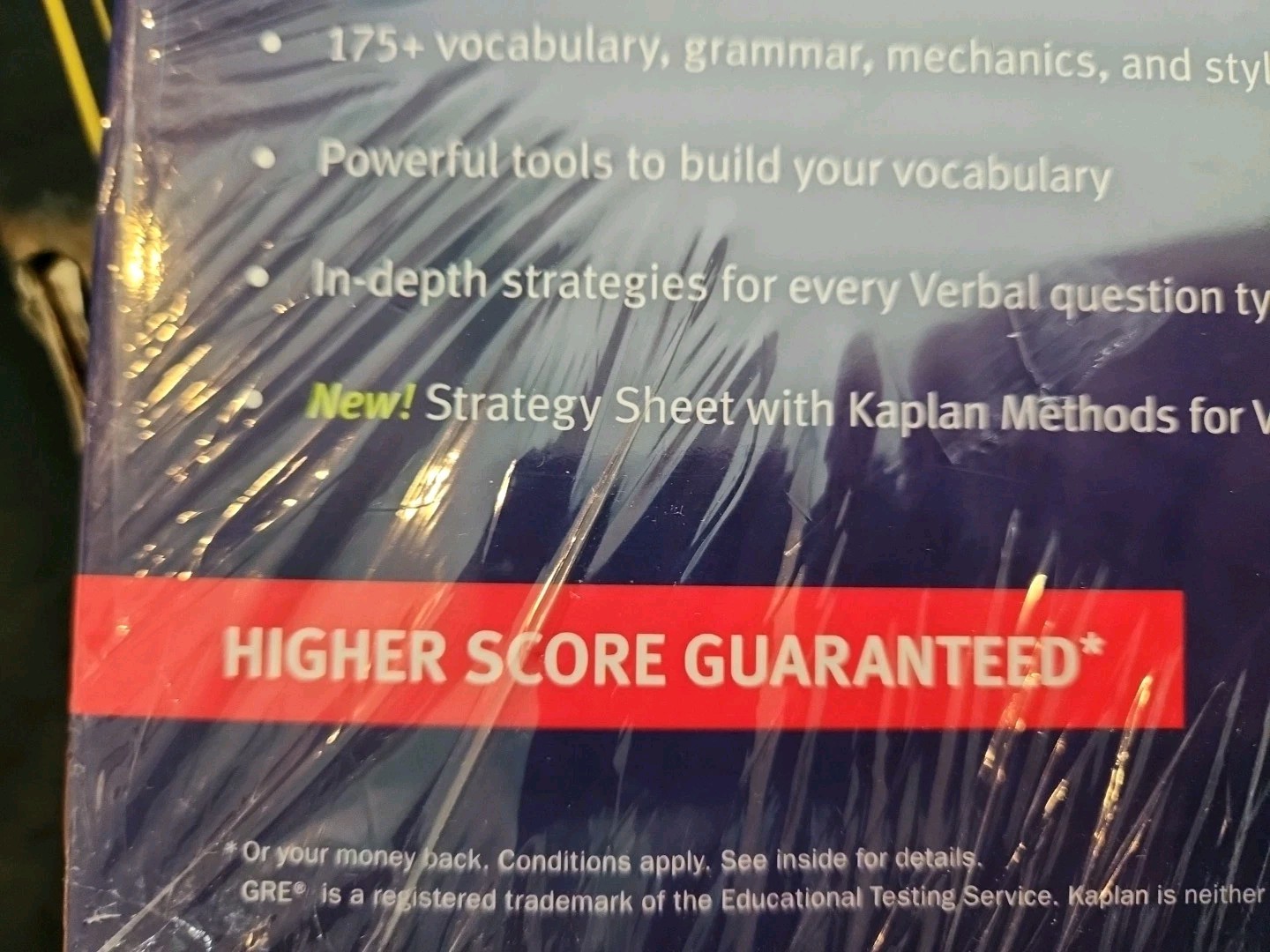 GRE Verbal Workbook (Kaplan Test Prep) Ninth Edition New Sealed