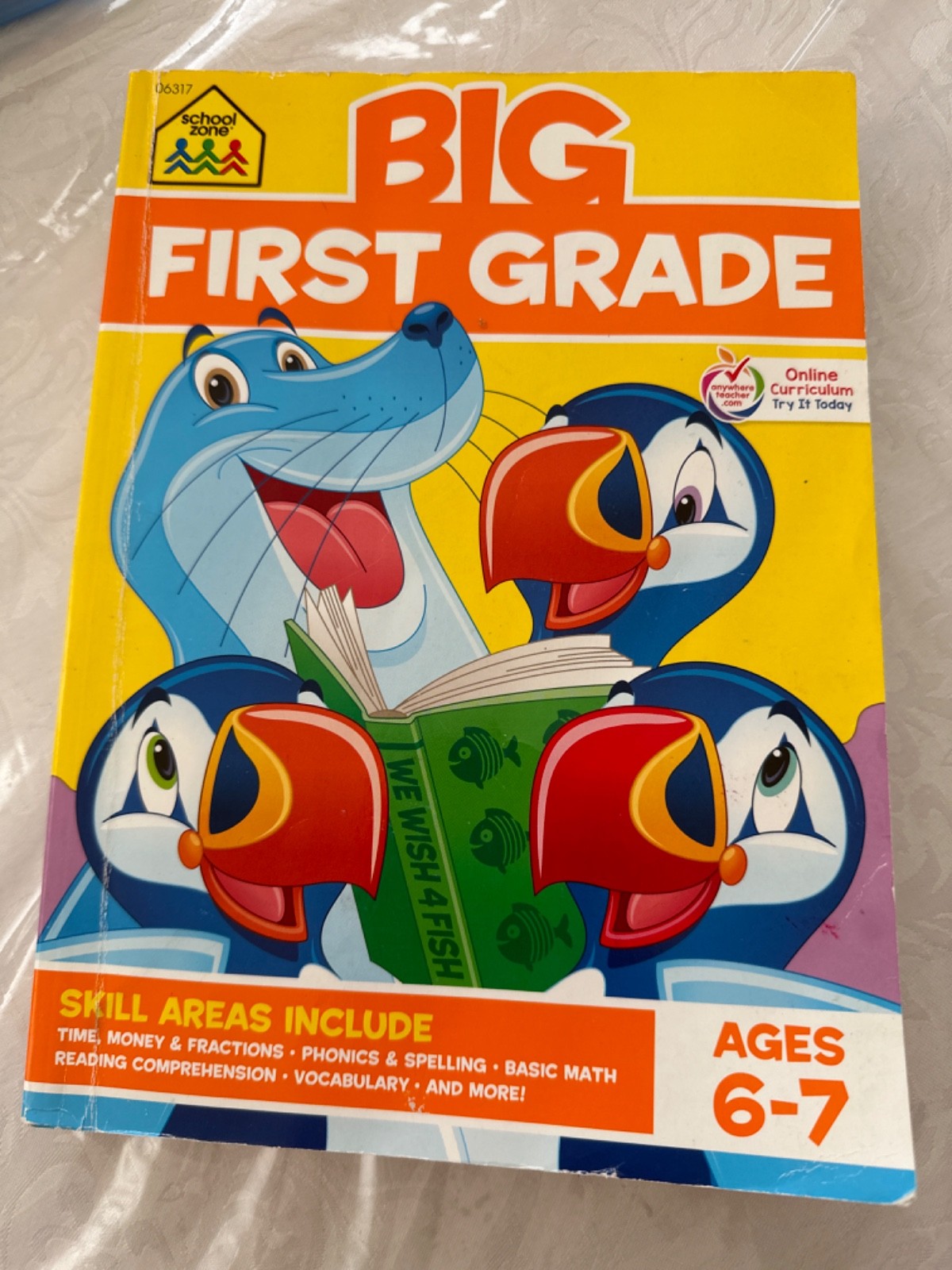 NEW School Zone Big First Grade Workbook – 320 Pages of Fun Learning Ages 6-7
