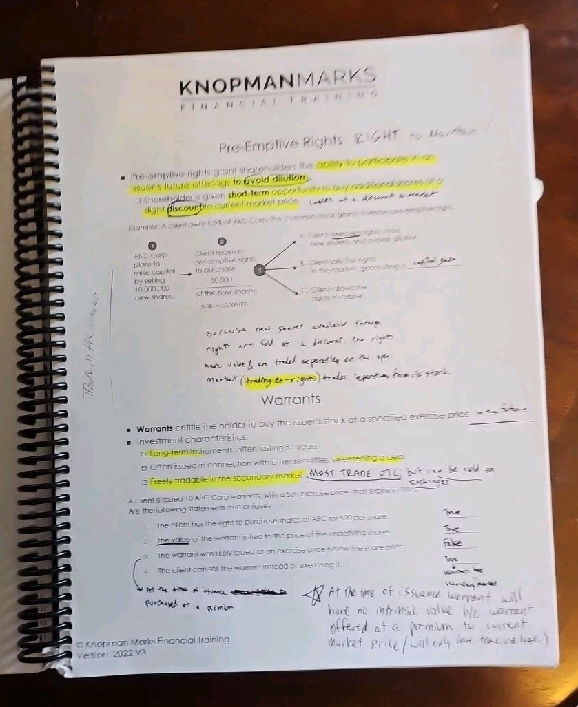 Knopman Marks SIE Workbook Version 2022 V3