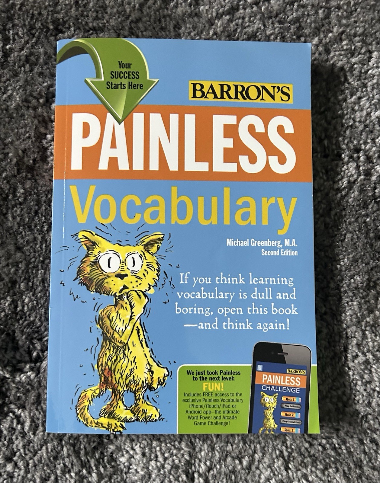 Painless Vocabulary 2nd Edition by Michael Greenberg Barron’s Study Guide