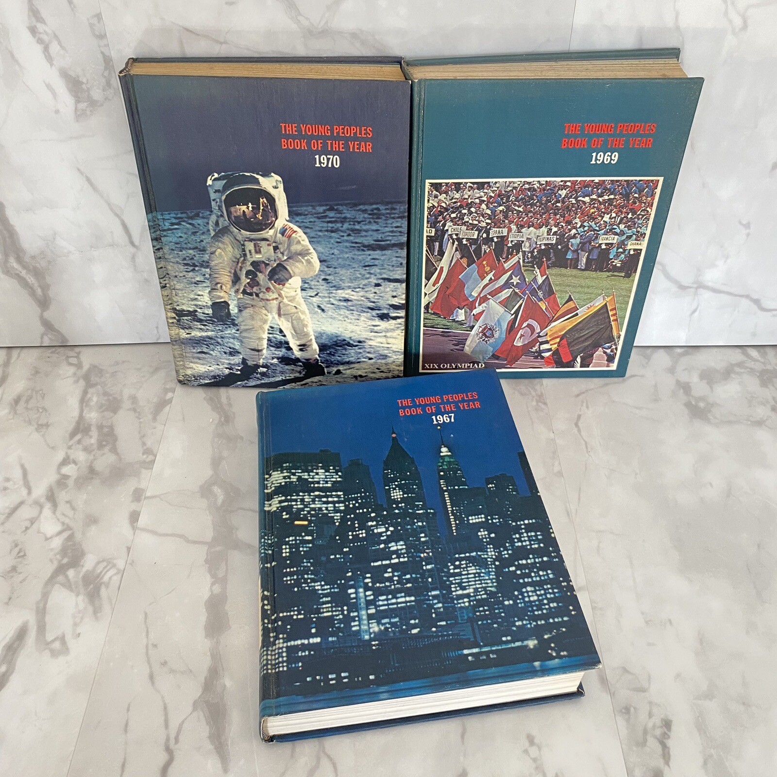 Grolier Young People’s Book of the Year Lot 1967 69 70 Homeschooling History