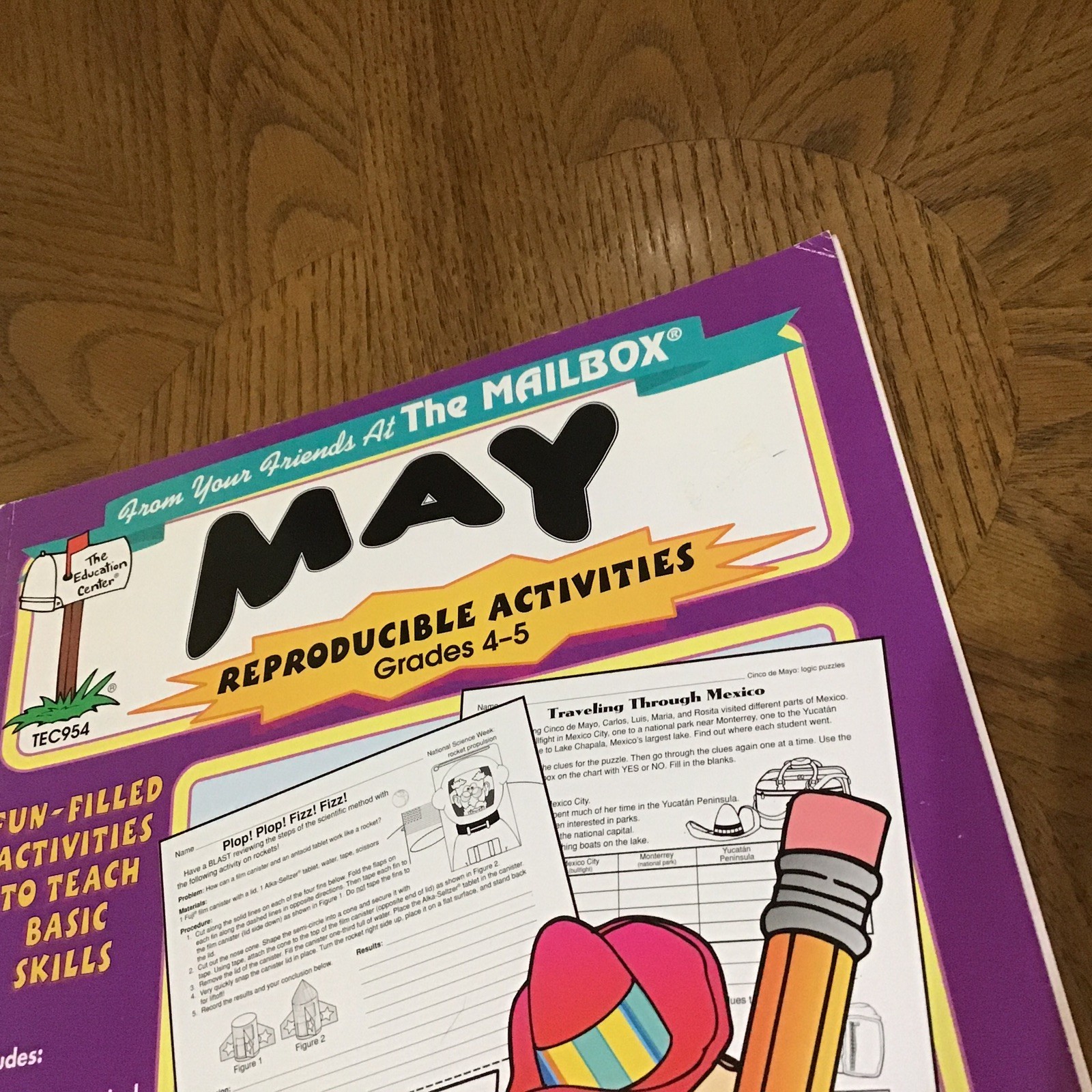 THE MAILBOX May Reproducible Activities /Grades 4-5/ 1998 Teacher Resource