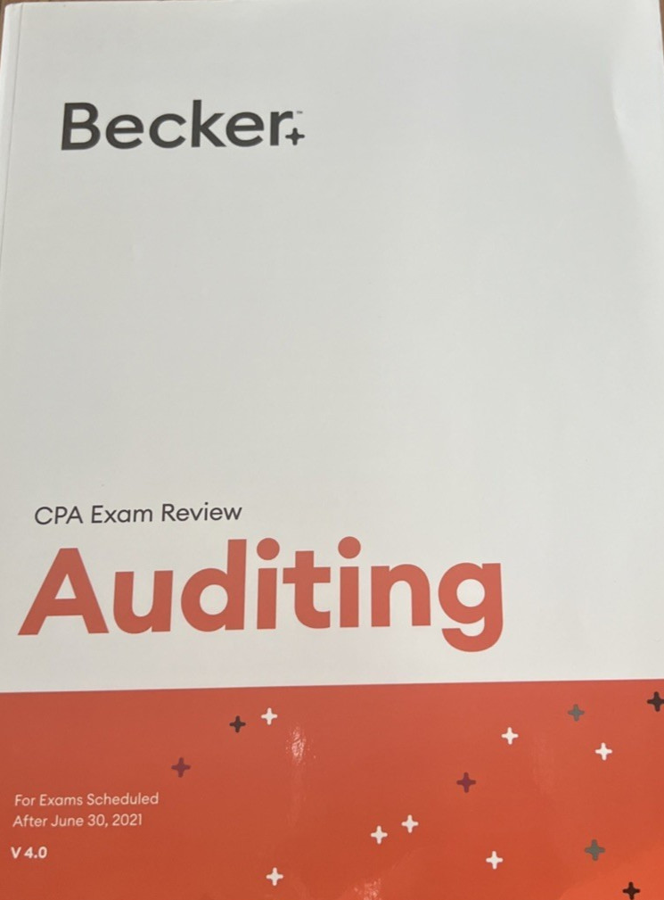 BECKER CPA EXAM REVIEW AUDITING V 4.0
