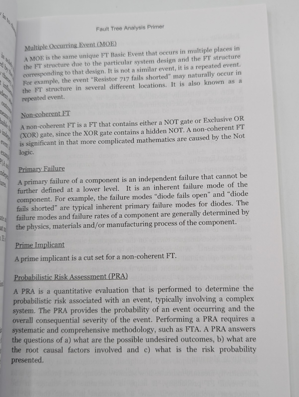 Fault Tree Analysis Primer by Clifton Ericson