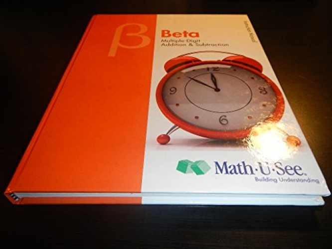 Math U See Beta Instruction Manual – Hardcover, by Steven P. Demme – Very Good