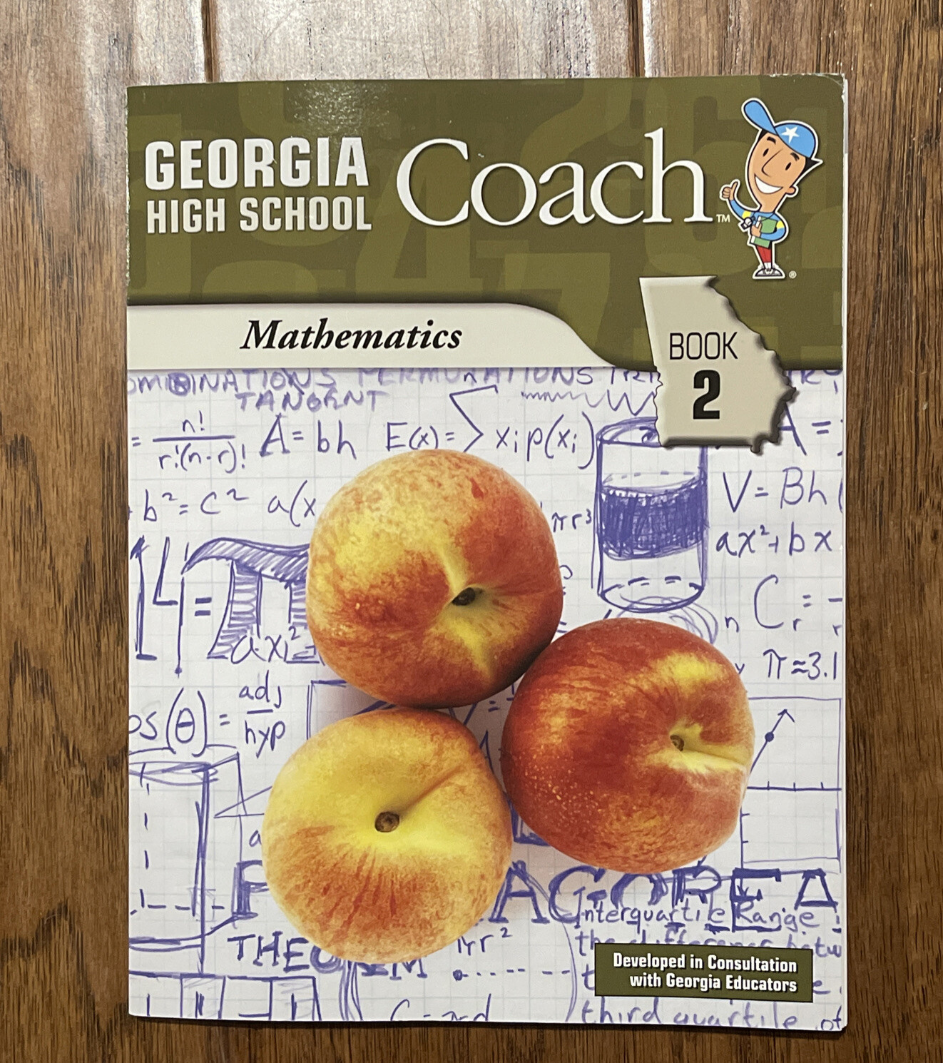 Georgia High School Coach Mathematics Book 2 Algebra Test Prep EOCT Exam Review
