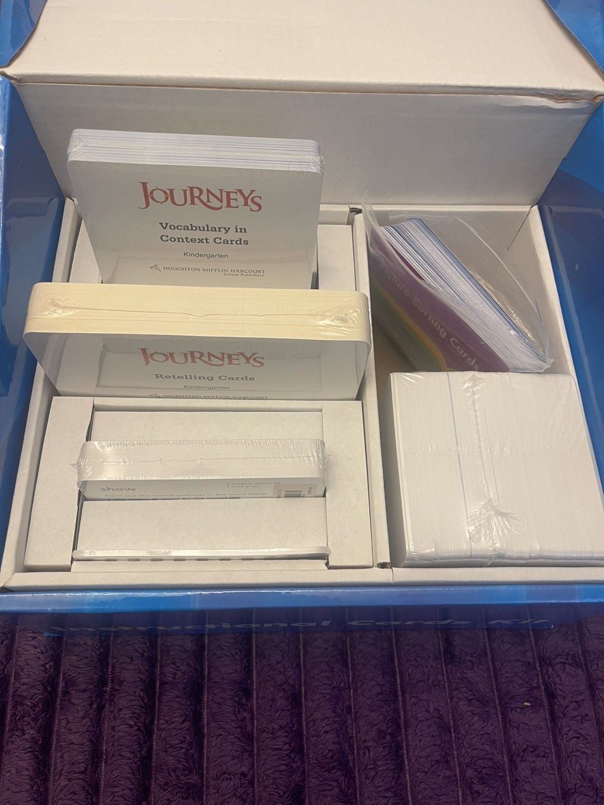 HMH Journeys Kindergarten Instructional Cards Kit Complete Retired Teacher