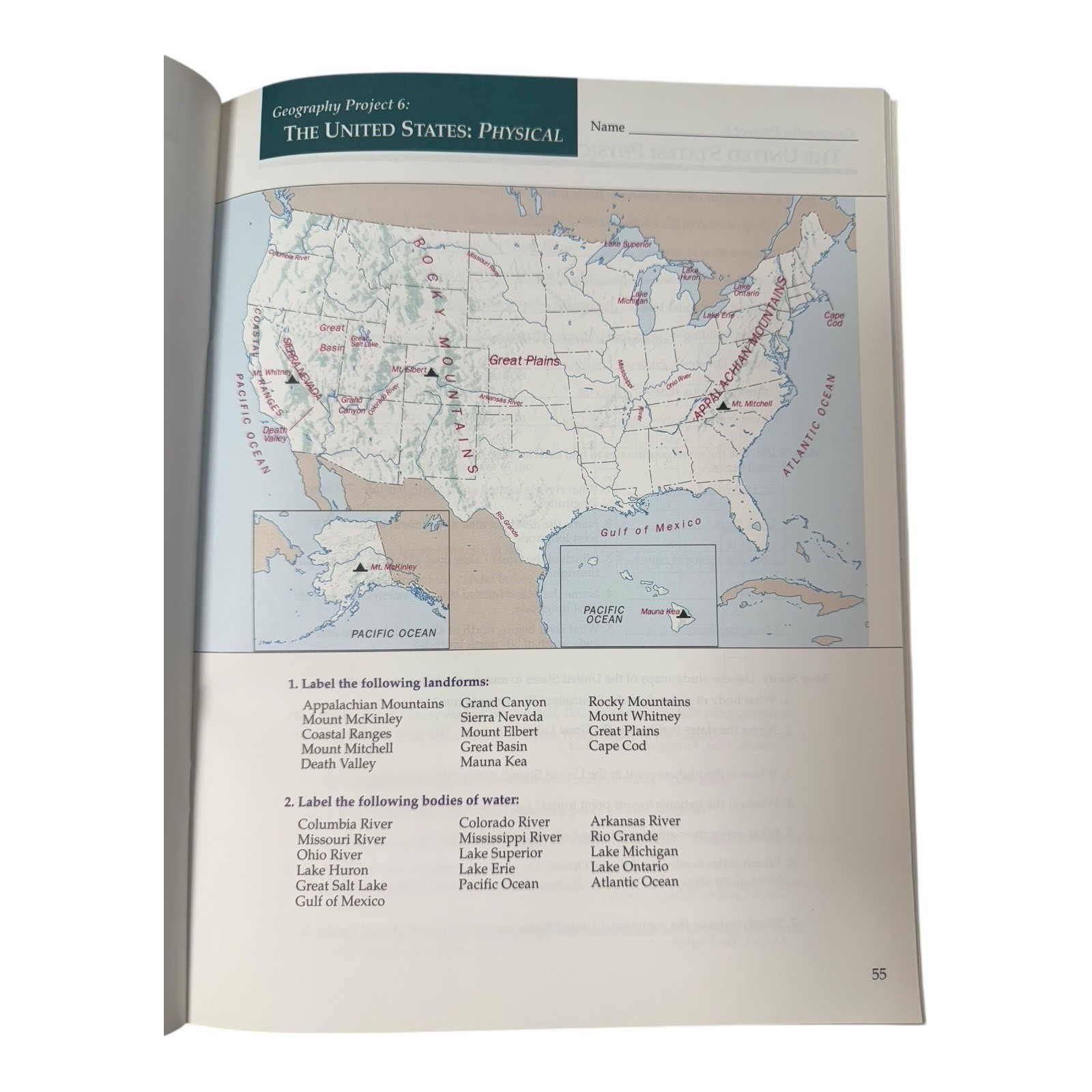 Abeka Geography Studies and Projects Western Hemisphere Teachers Key 1st Ed R214
