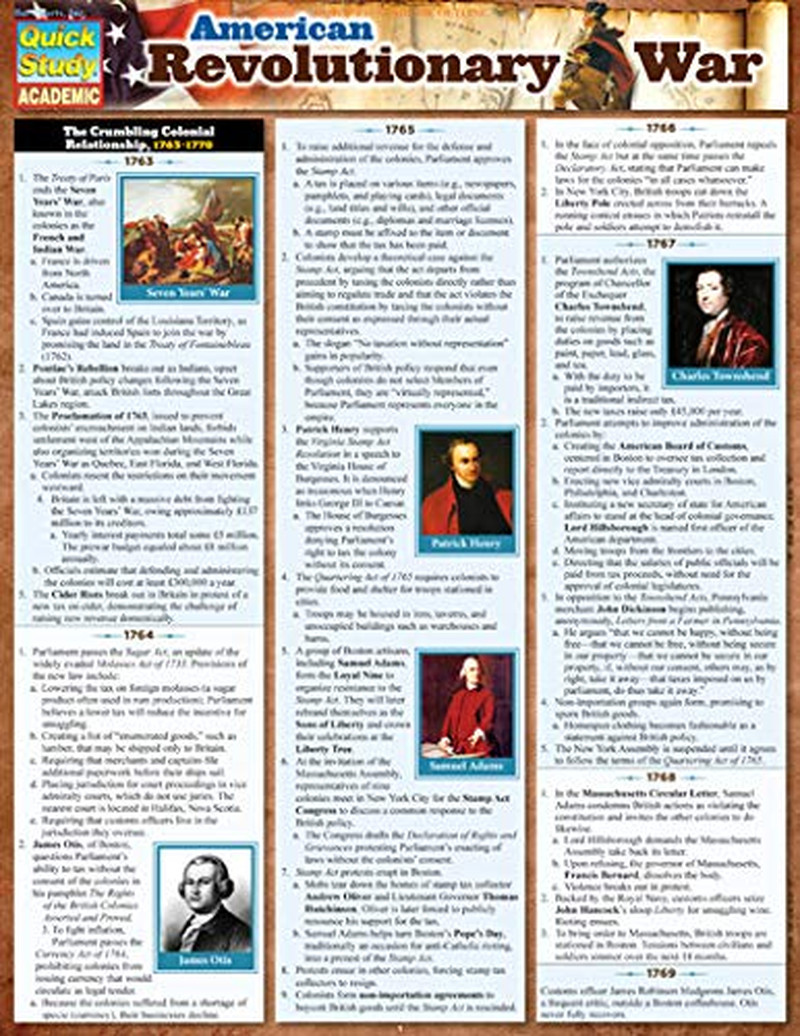 American Revolutionary War (Quick Study Academic)
