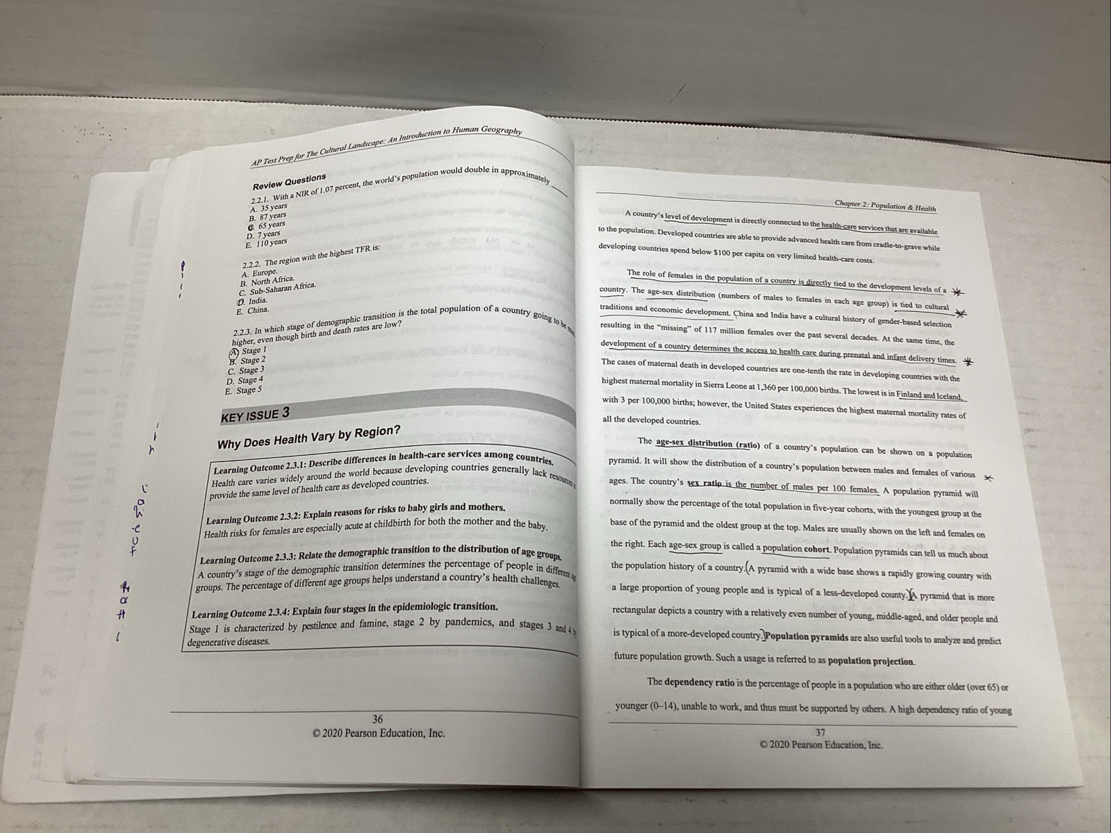 Test Prep Series for AP Human Geography, To Accompany: The Cultural Landscape ..