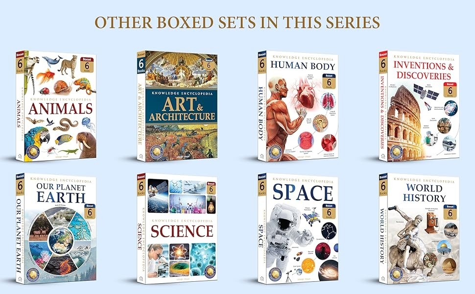 Human Body Box Set: Knowledge Encyclopedia For Children Set of 6 Book in English