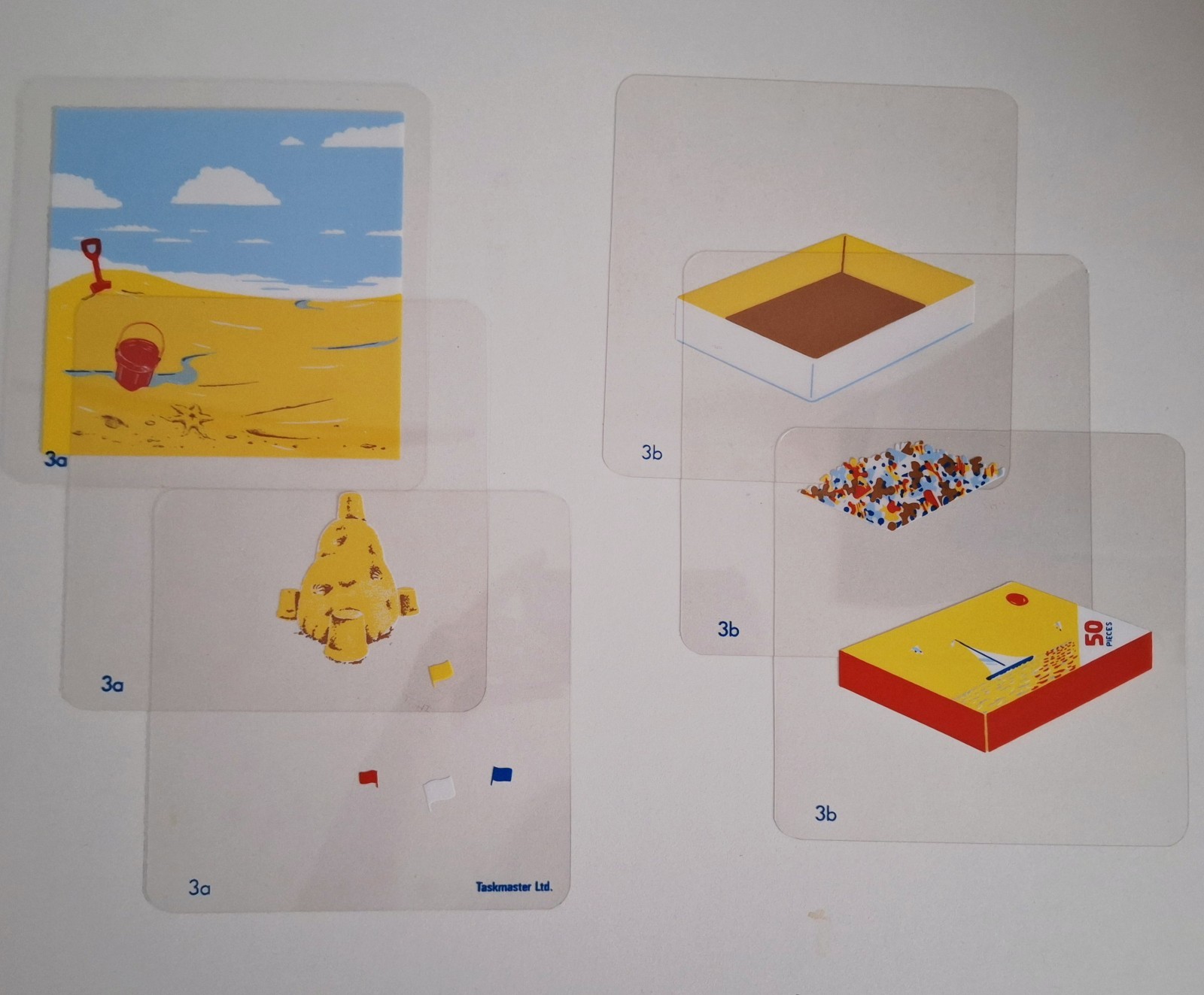 Taskmaster Sequencing Overlays Picture Acetate Set 3 – T929 Play And School