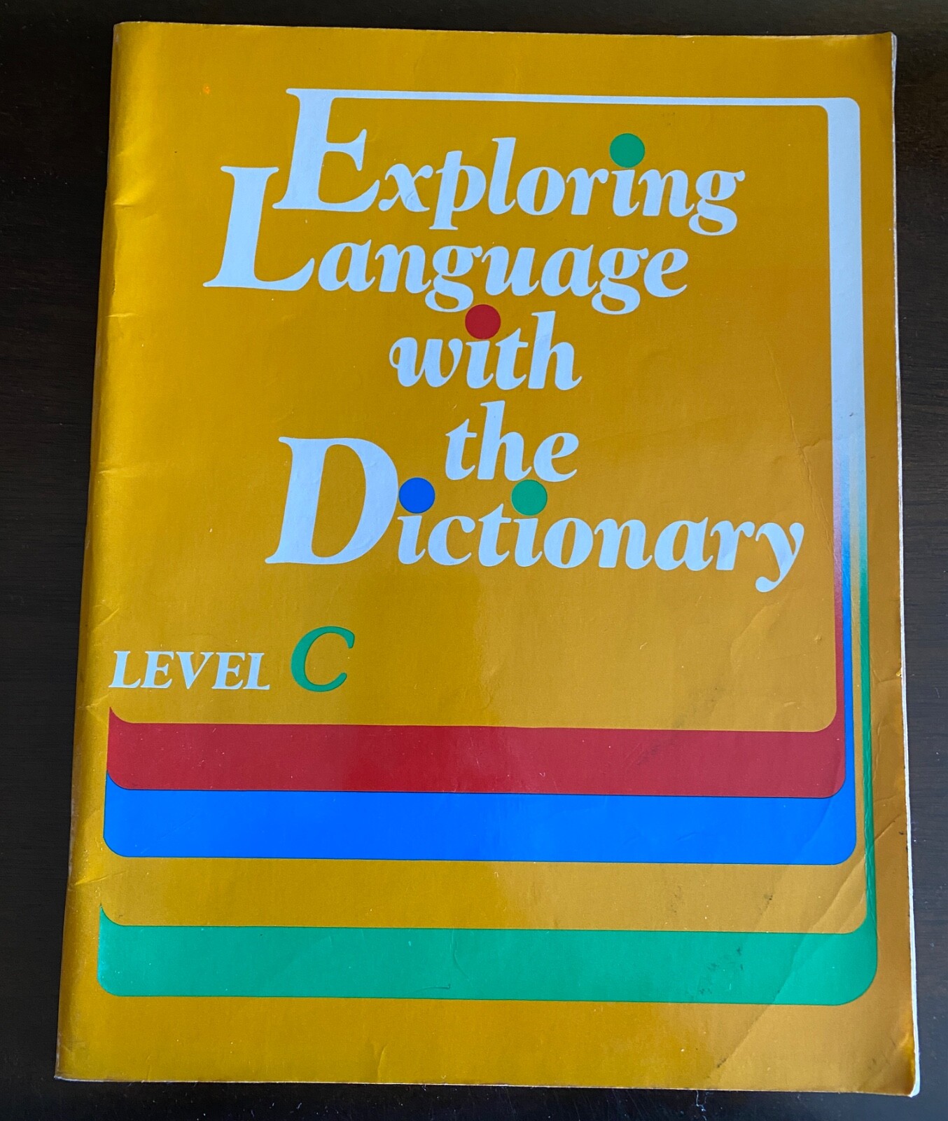 Vintage 1979 Exploring language with the Dictionary Level C workbook