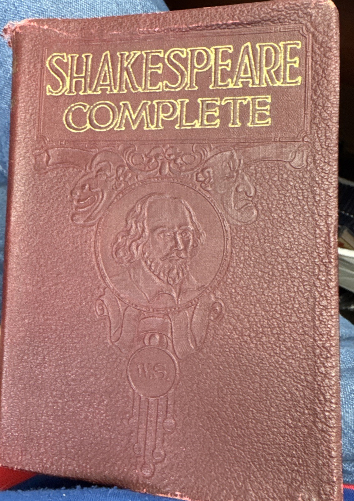 1926 Shakespeare Complete Works [Leather-Bound] Sir Henry Irving Free Ship