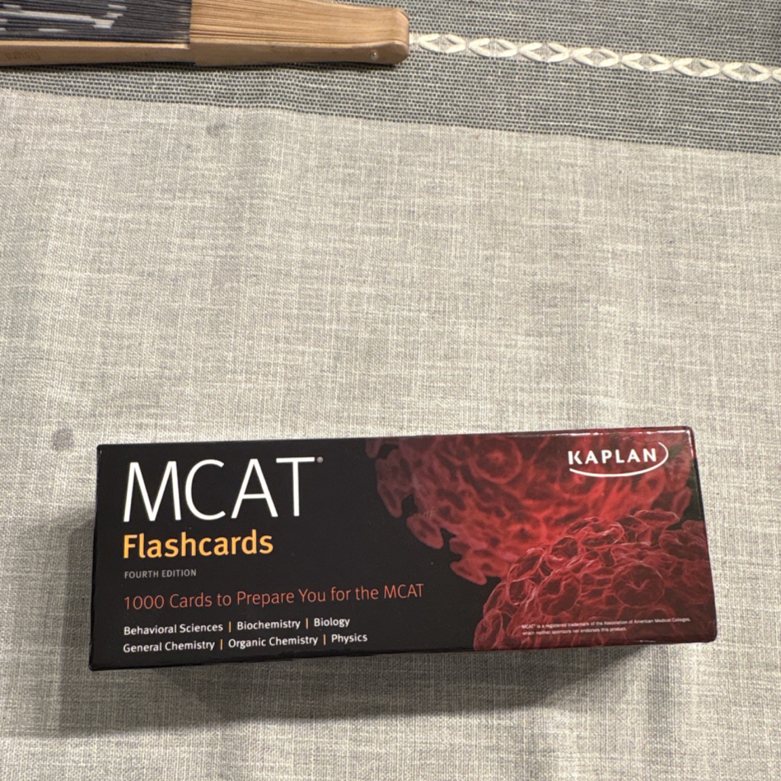Kaplan MCAT Flashcards Fourth Edition 1000 Cards Test Prep Study Guide