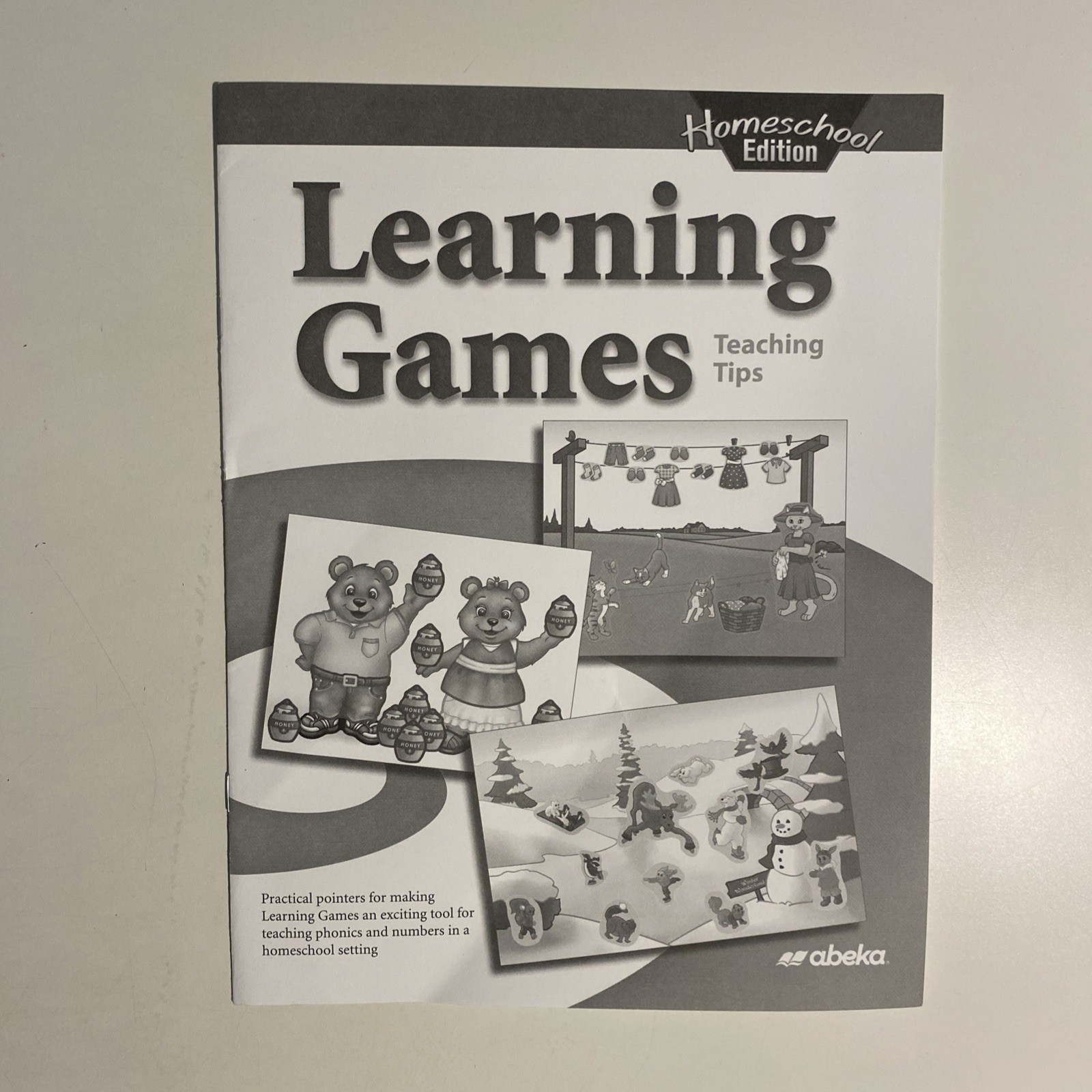 Abeka Learning Games, Homeschool Edition, Clean Pages,