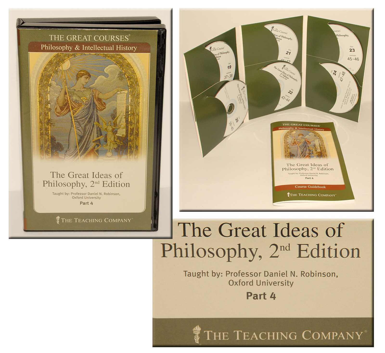 GREAT COURSES – Philosophy & Intellectual History – PART 4 – CD’s & Guidebook