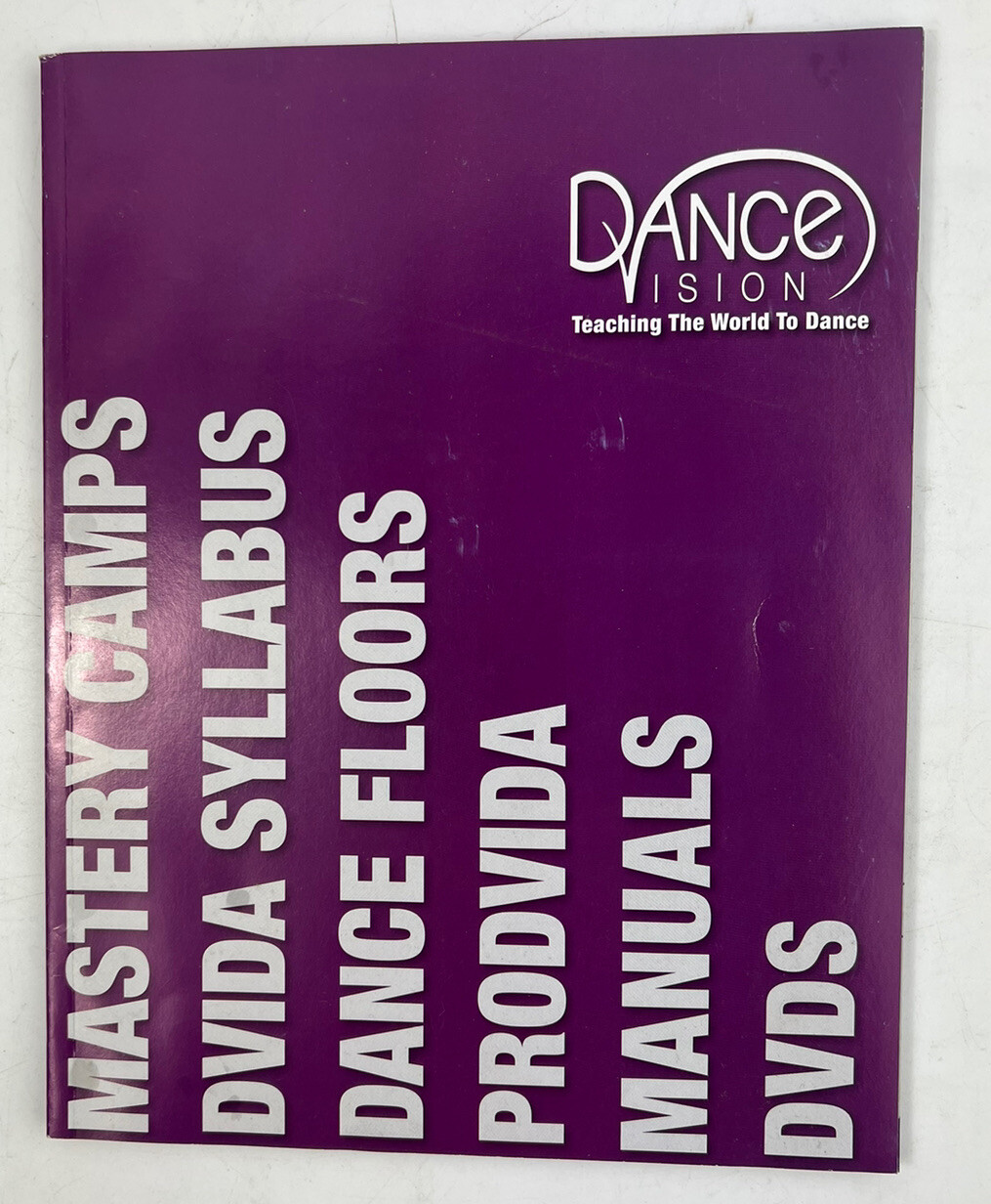2 Dance Vision Mastery Camps 2010 Catalogs DVIDA DVDs Manuals Instructors EXC