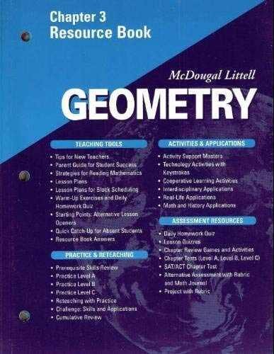 McDougal Littell – Geometry – – Paperback, by McDougal Littell – Acceptable w