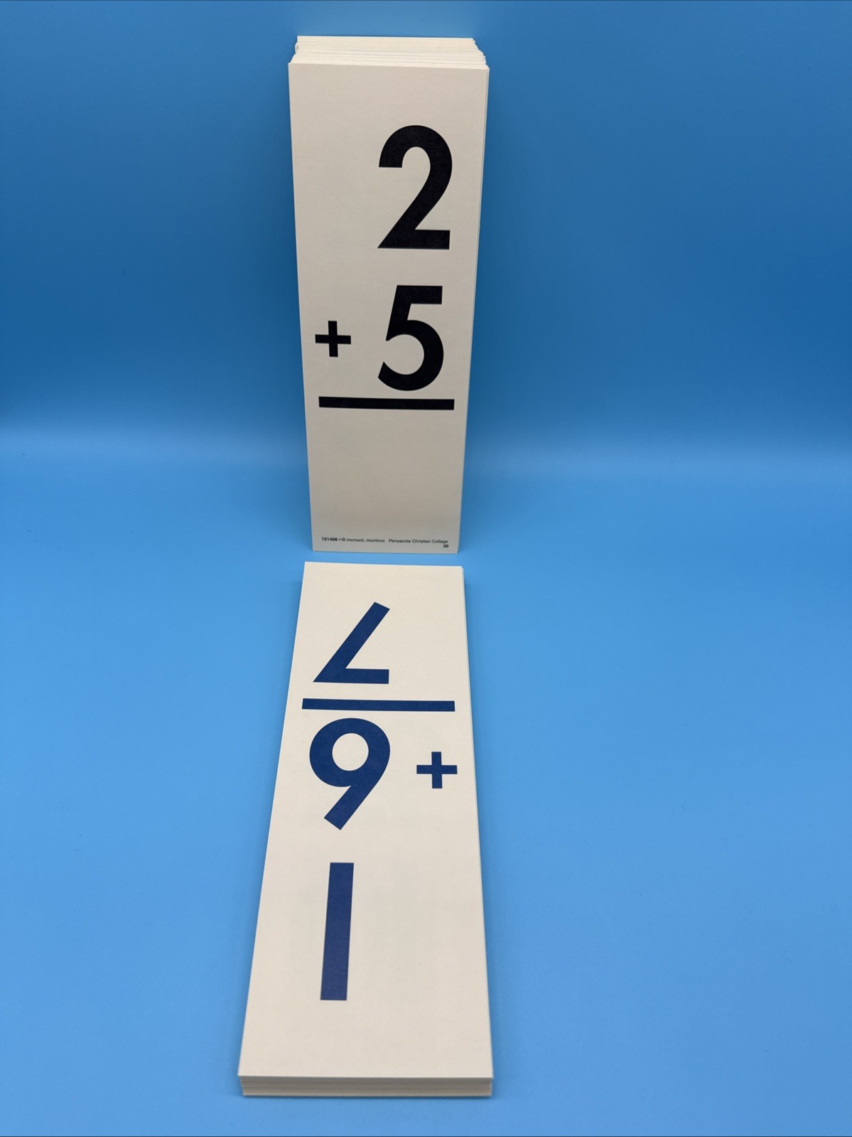 Abeka Arithmetic Process Flashcards – Addition Cards – Elementary Math