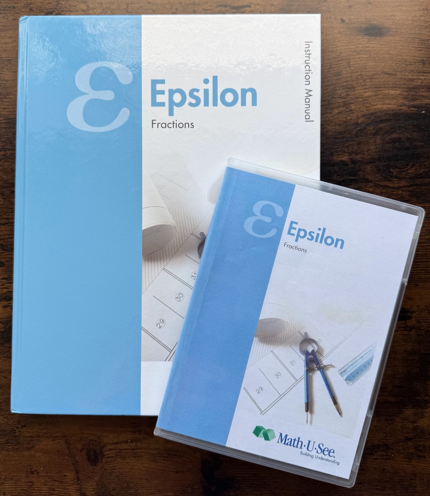 Math U See Epsilon Dvd & Instructional Manual Homeschooling Fractions program