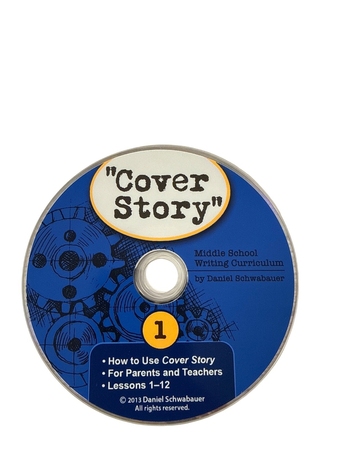 Cover Story Middle School Writing Curriculum Replacement DVD 1 Only ~ J1 02