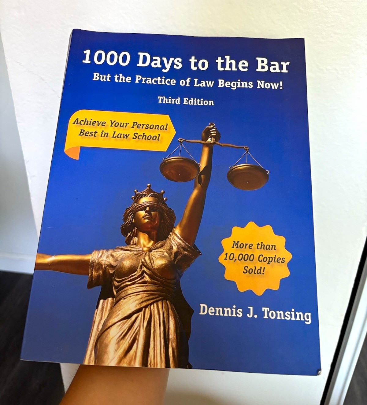 1000 Days to the Bar Practice of Law Begins Now 3rd Ed Paperback Tonsing