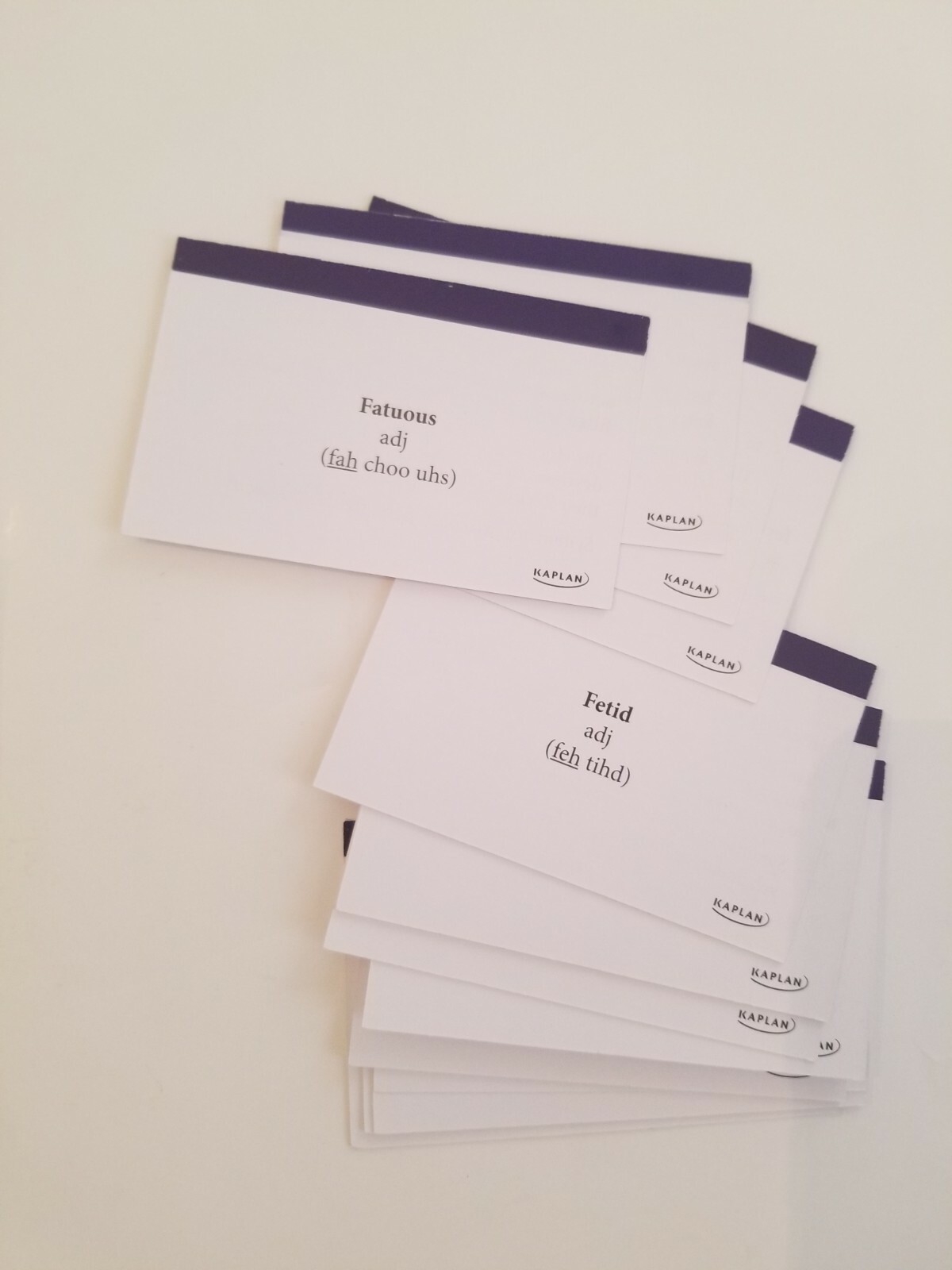 Kaplan Test Prep GRE® Vocabulary Kaplan 500 Flash Cards GRE Practice Study Set