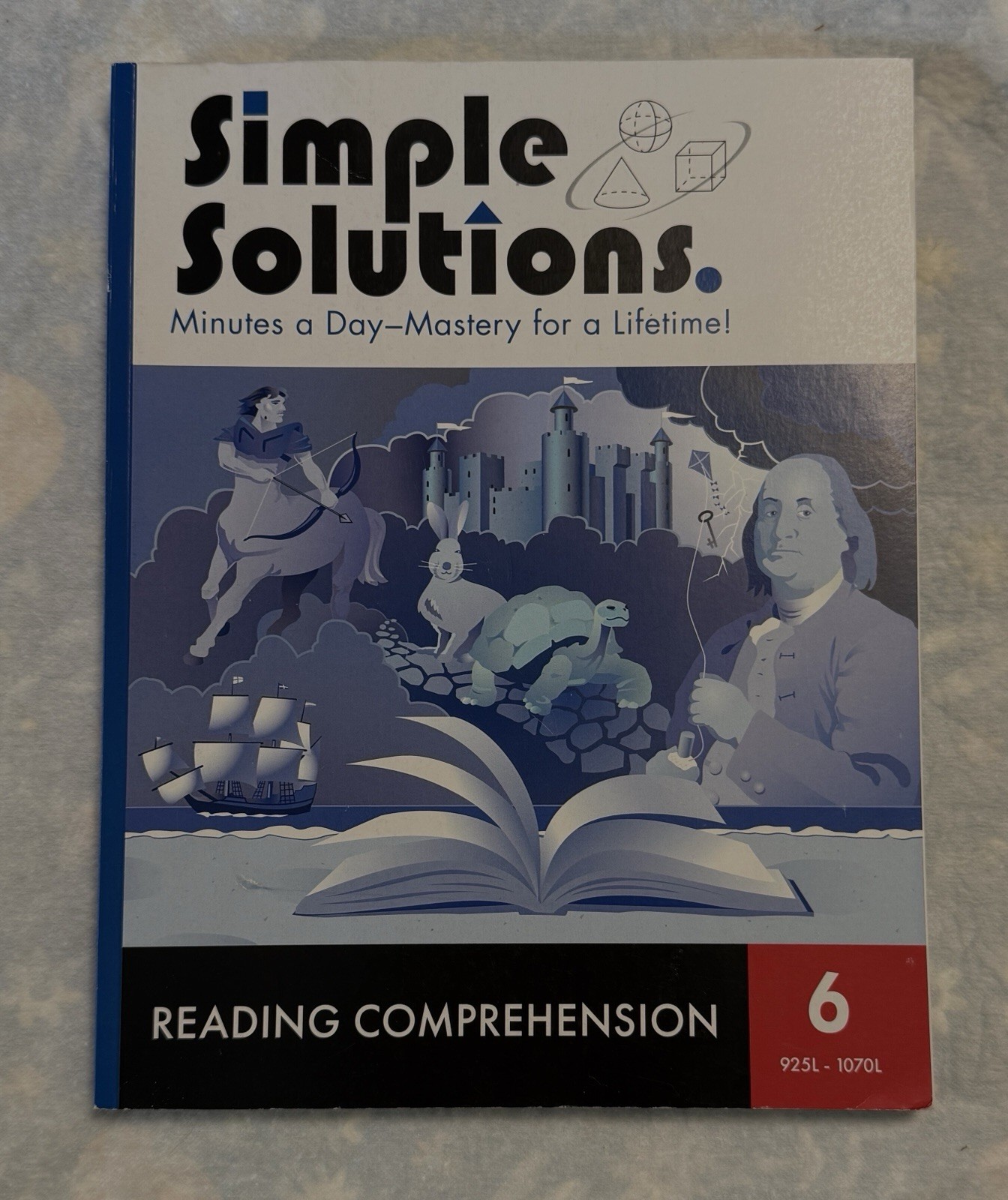 Simple Solutions Common Core Reading Comprehension Grade 6 925L-1070L Homeschool