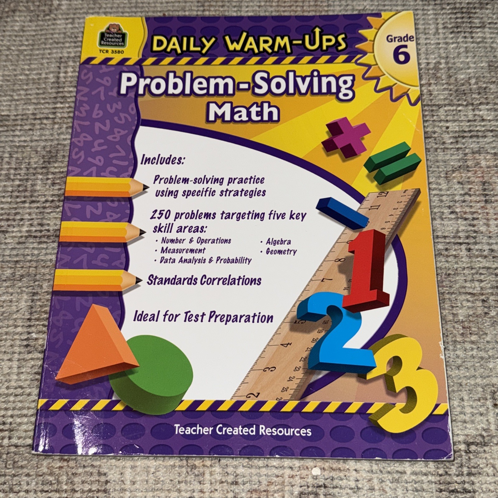 Daily Warm-Ups: Problem Solving Math Grade 6 by Robert W. Smith (2011, Trade…