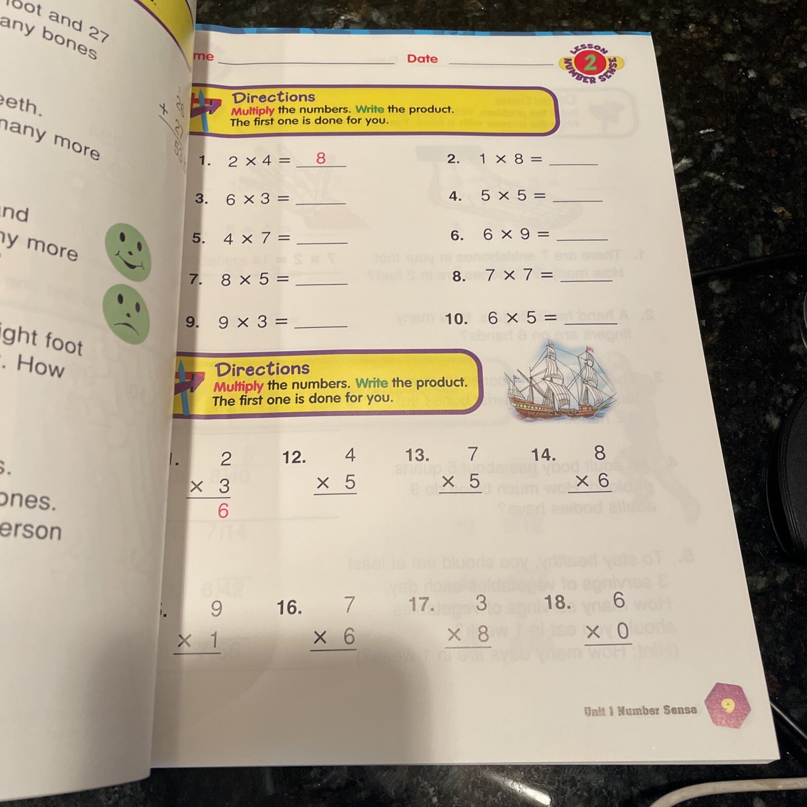 Math Options – Book 3 Level K -5 Workbook