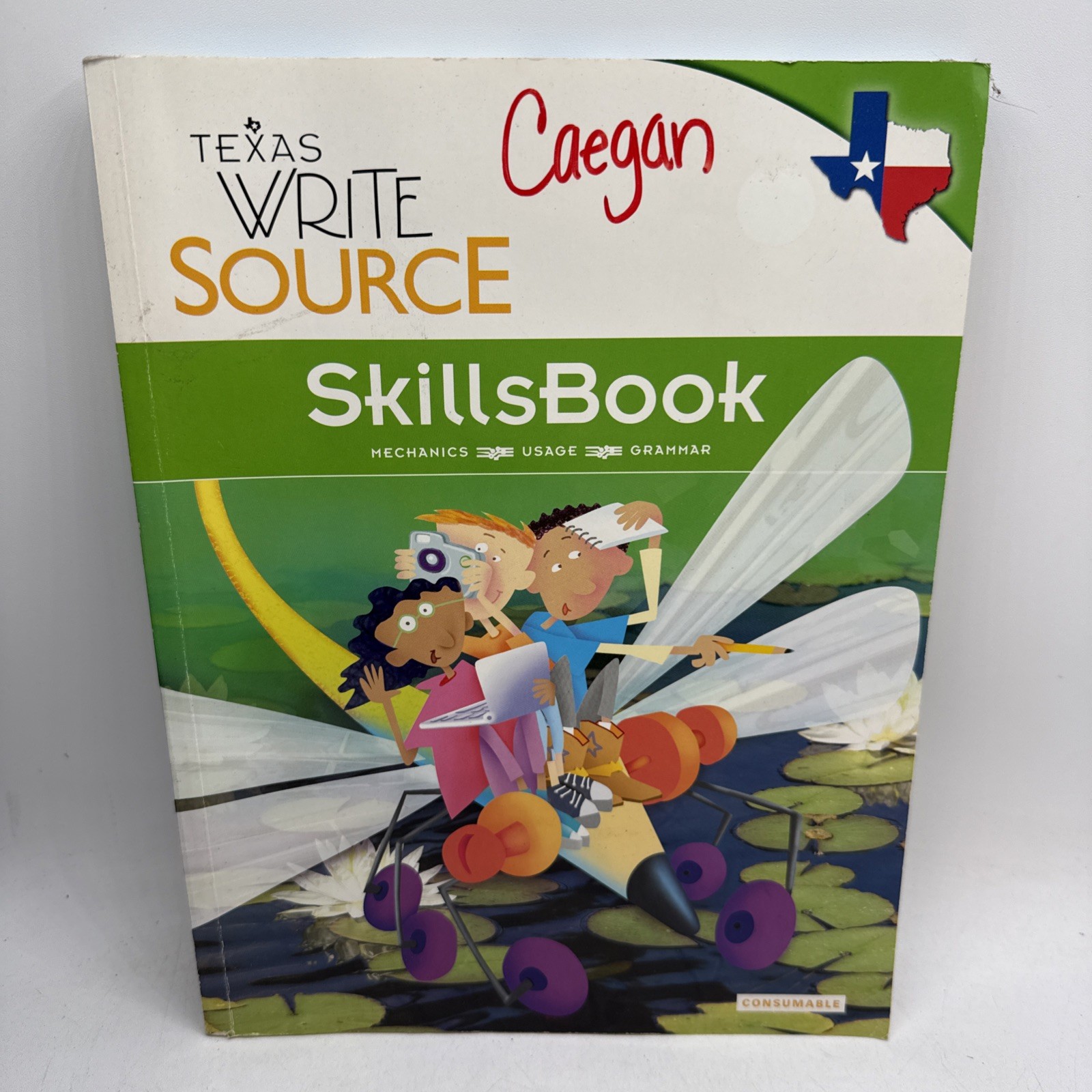 Write Source Skills Book HMH Grade 4- Last page only one written on