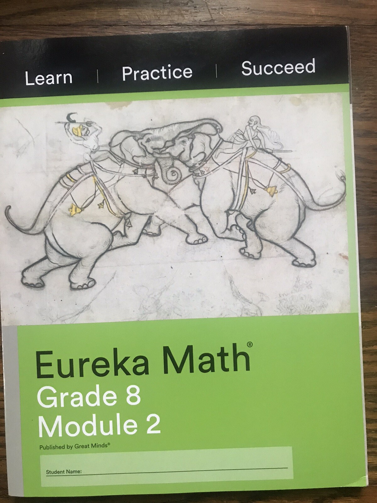 Eureka Math Grade 8 All Modules 1,2,3,4,5,6 & 7 (Learn,Practice,Succeed)workbook