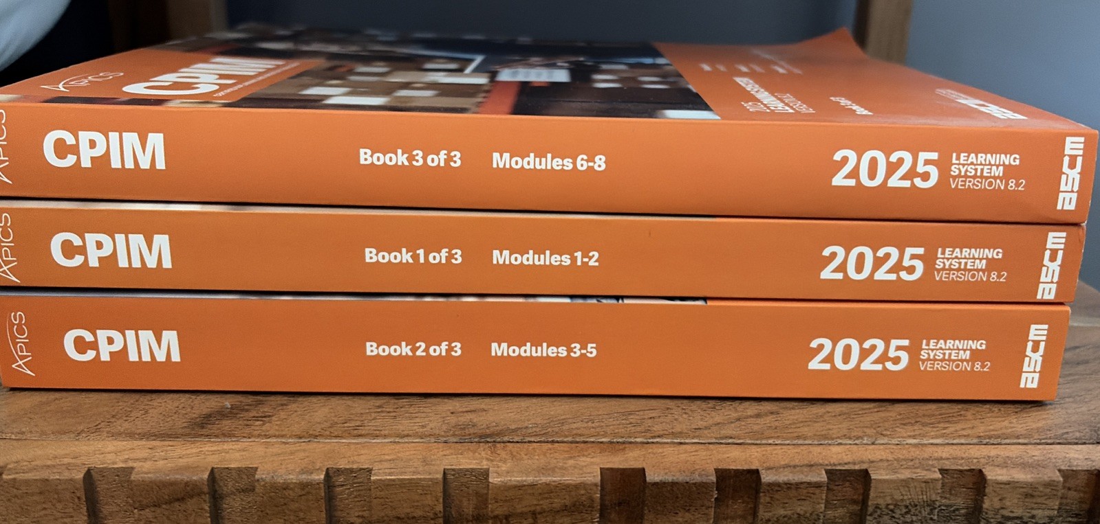 ASCM APICS CPIM 2025 Learning System v8.2 Book 1 of 3 Study Guide New Open Packs