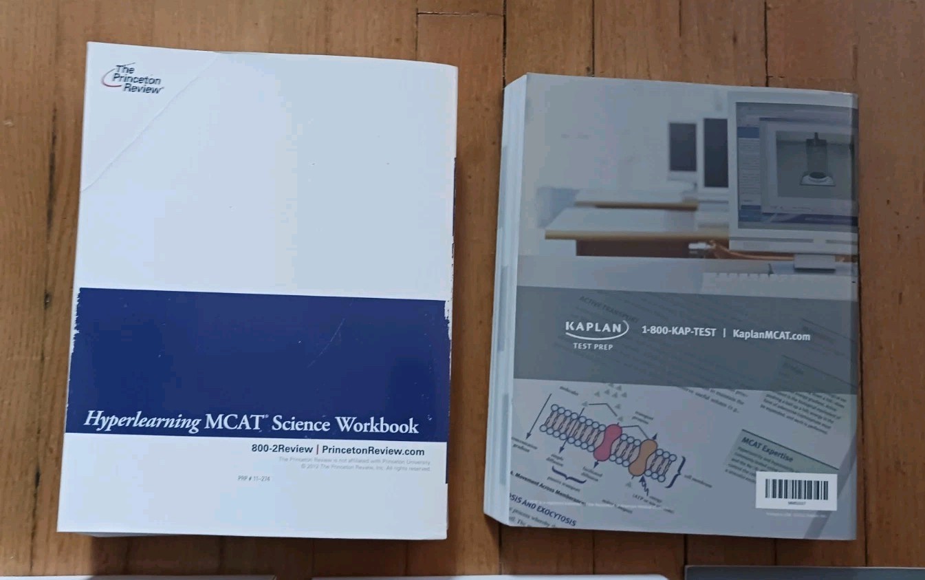 MCAT Test Prep 5 Book Set Hyperlearning Biological Sciences Test Prep