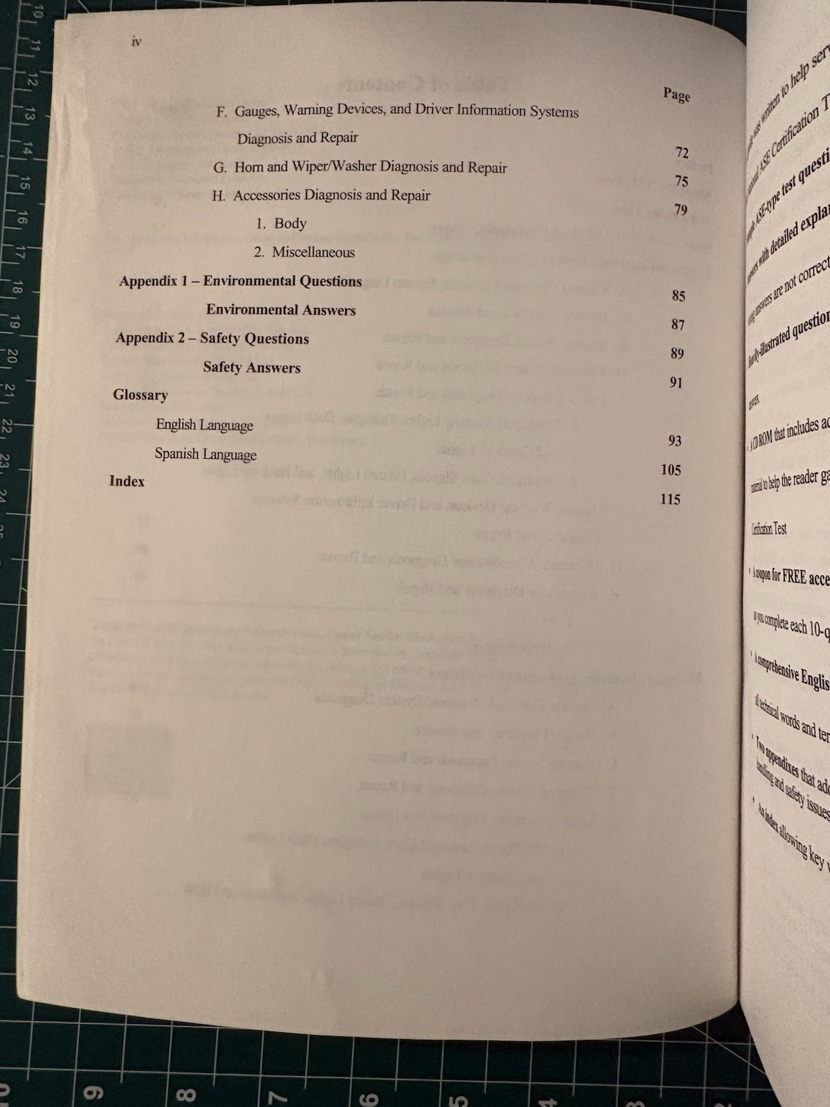 Prentice Hall ASE Test Prep A6 Electrical/Electronic Systems 1st Ed PB + CD