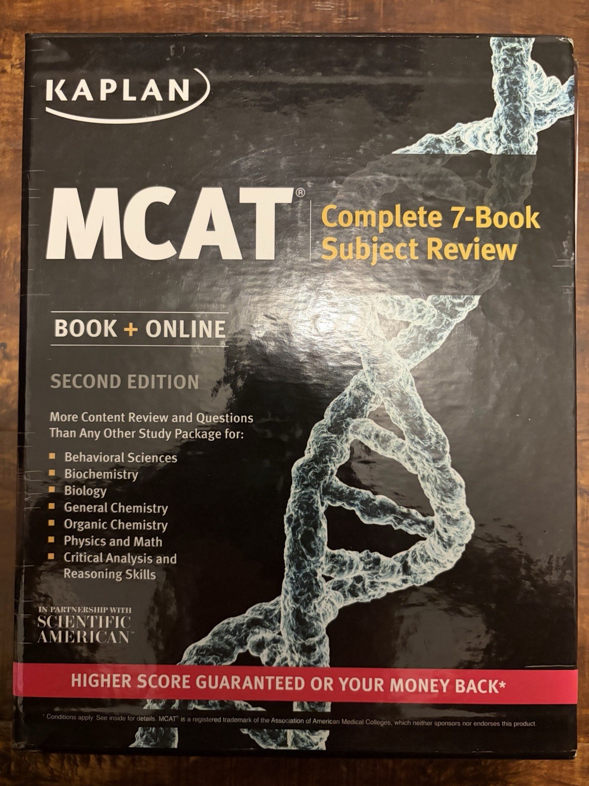 Kaplan MCAT Complete 7-Book Subject Review Second Edition Box Set