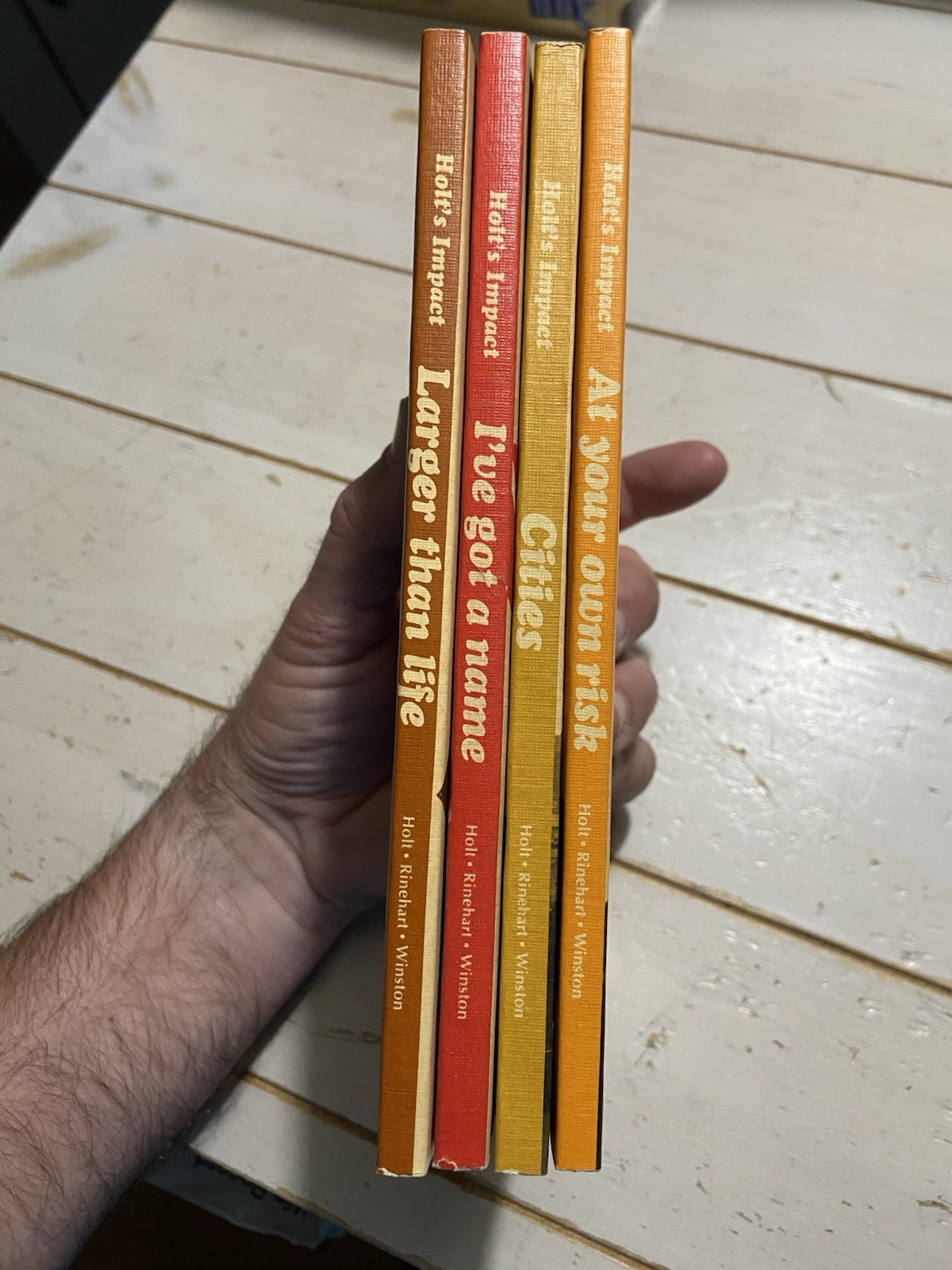 1960’s Holts Impact 4 Book Series Level 1 Set – Homeschool Learning