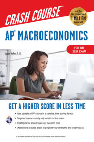 AP Macroeconomics Crash Course, For the New 2020 Exam, Book Online (A – GOOD