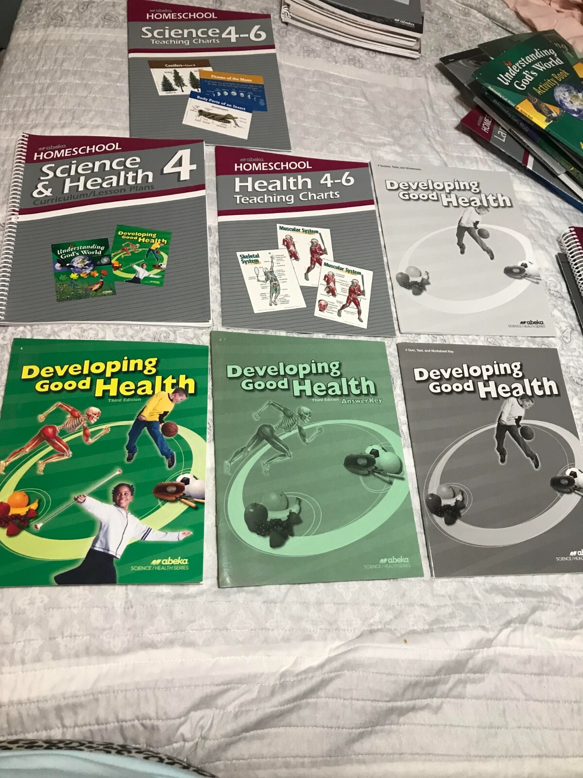 Abeka 4th Grade Complete Child Kit. And Complete Parent Kit.