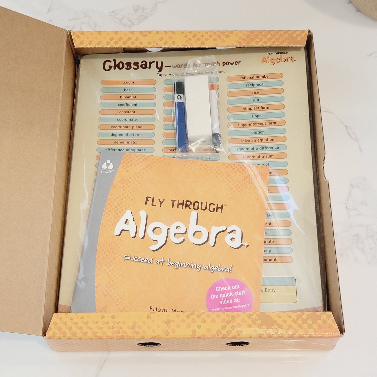 NEW FLY Through Algebra Homework System Grades 6-9 Mathematics.