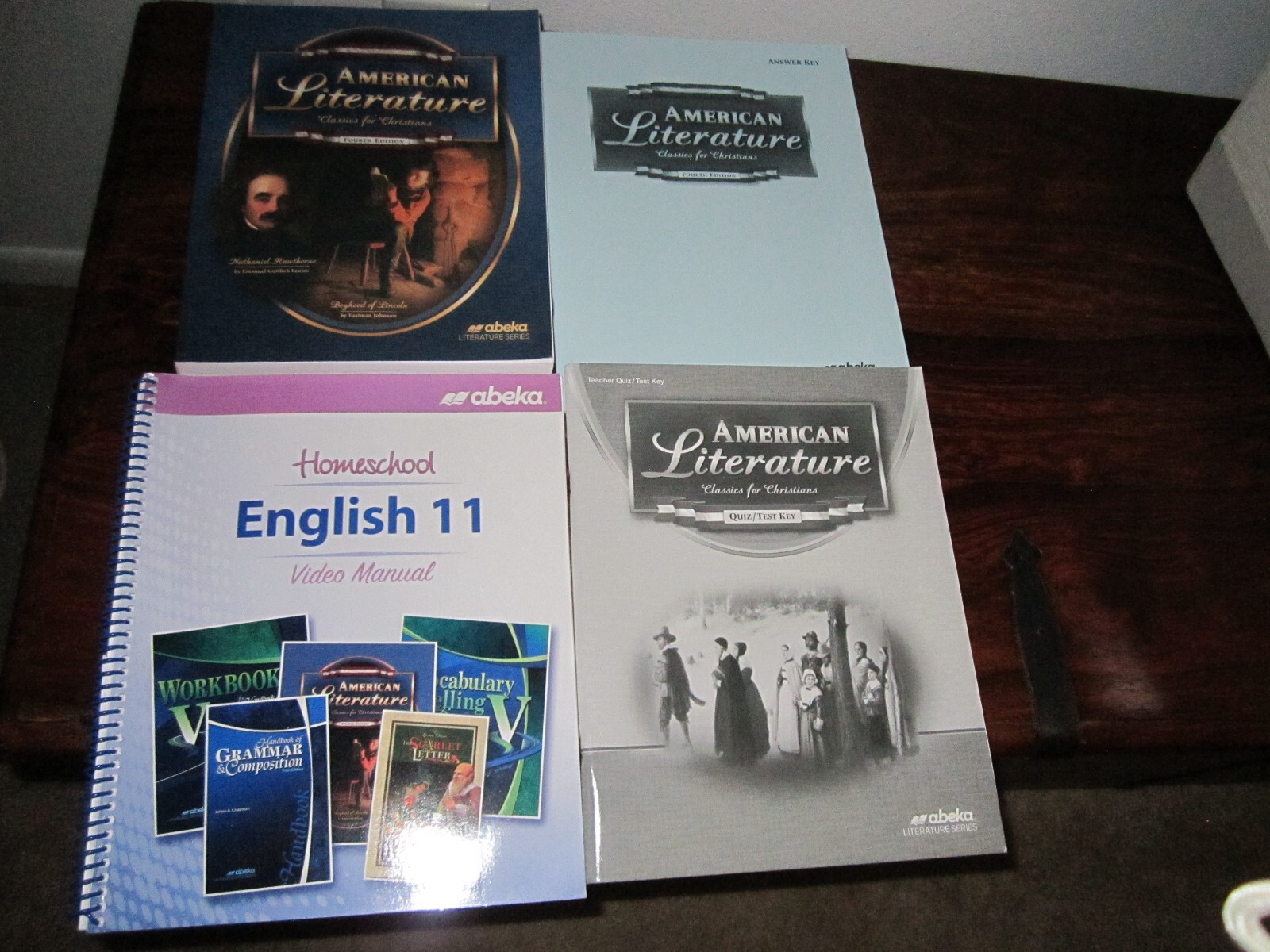 Abeka 11th Grade American Literature Fourth Edition Student Teacher Books