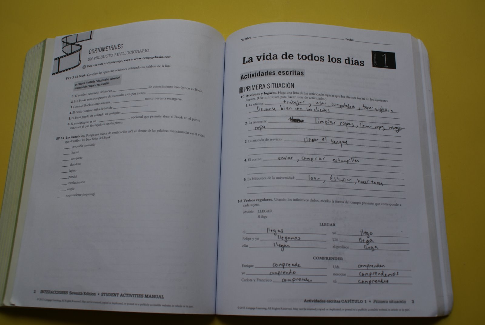 Interacciones 7Ed +Student Activities Manual 9781111827410/9781111829971(2 in 1)