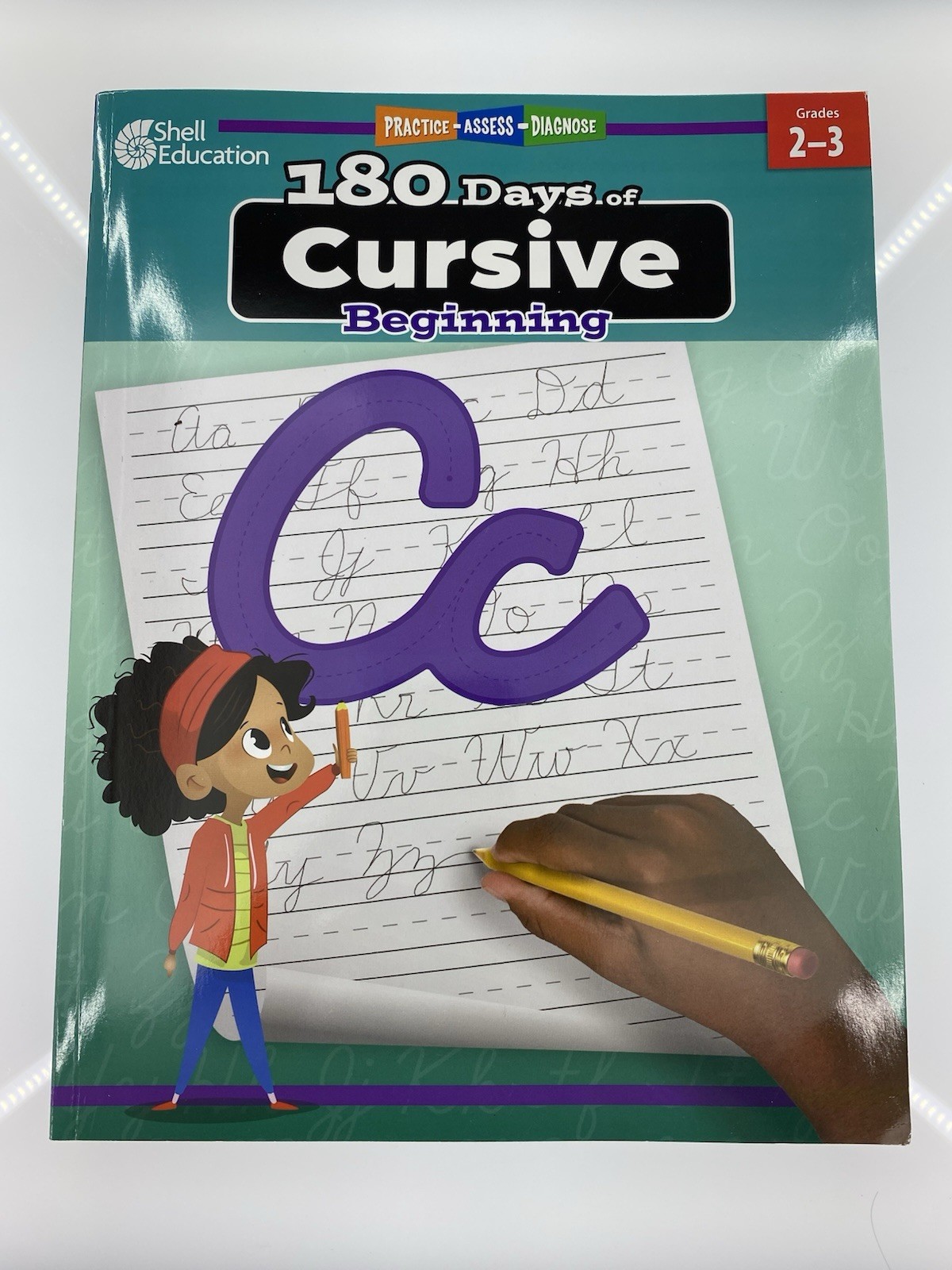180 Days of Cursive: Beginning (Cursive): Practice, Assess, Diagnose by TCM NEW