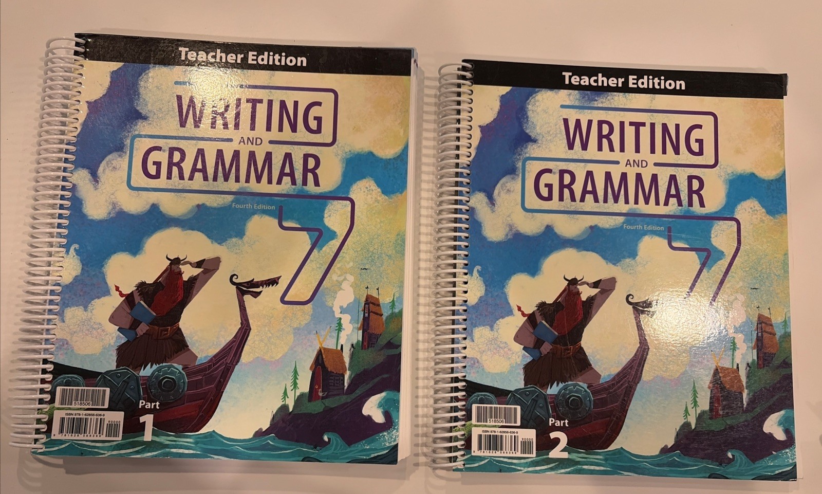 BJU Press Writing and Grammar 7 Teacher Edition Parts 1 and 2 Fourth Edition