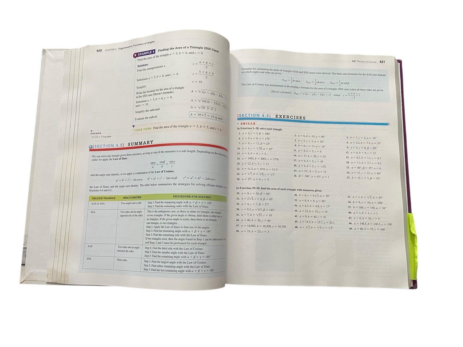 HMH Precalculus 3rd Edition Student Hardcover Textbook Cynthia Y. Young College