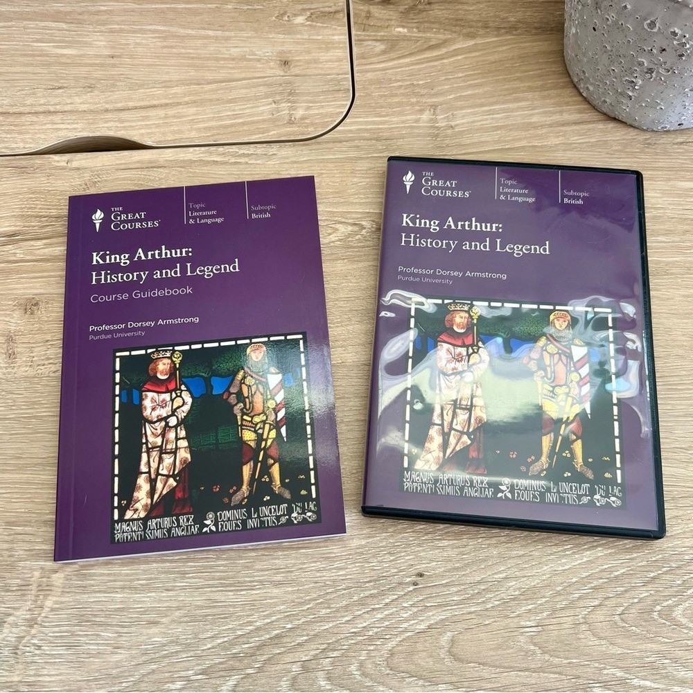 Great Courses King Arthur DVD Set + Guidebook History & Legend Dorsey Armstrong
