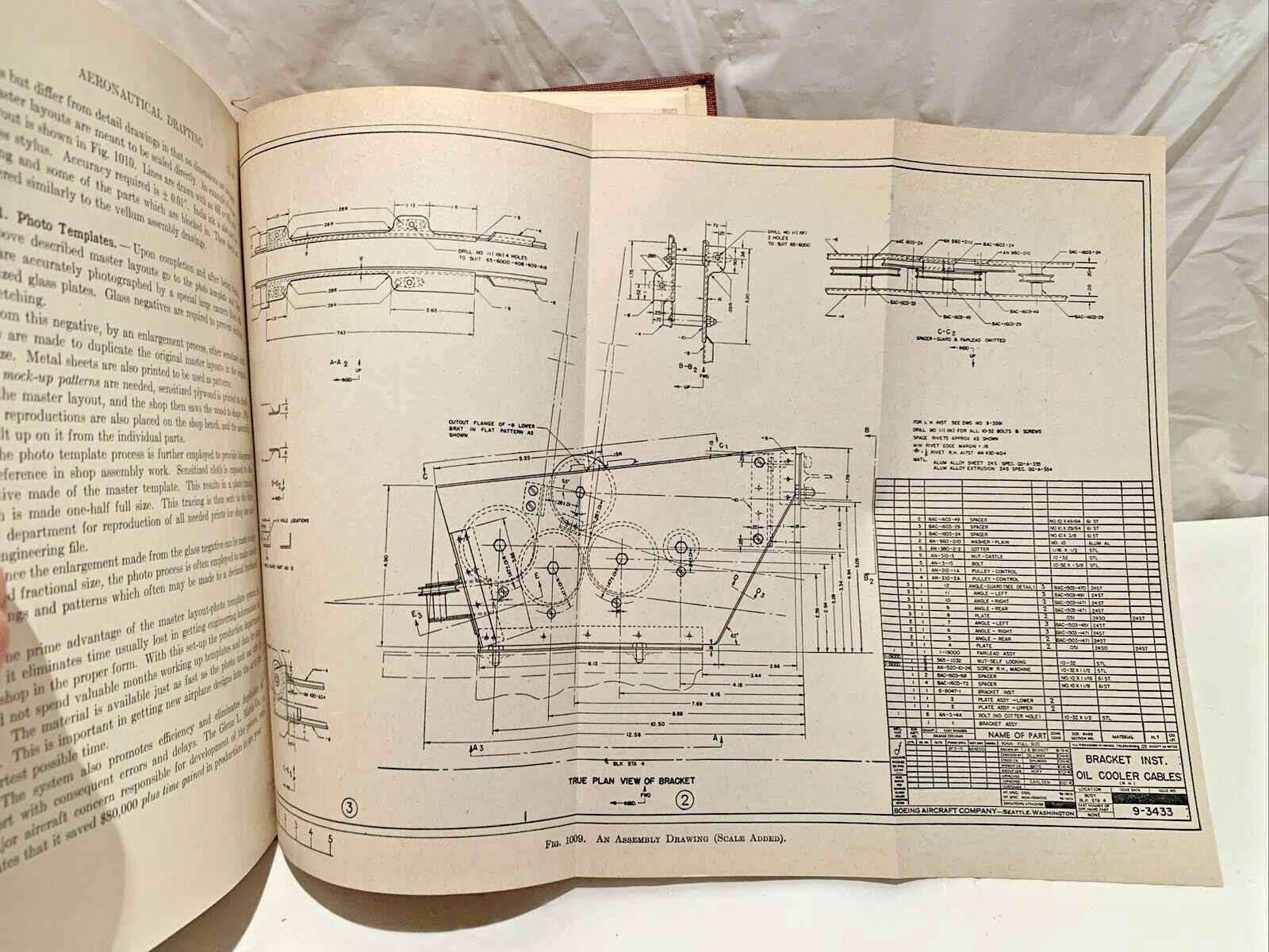 Technical Drawing & Aeronautical Drafting 1944
