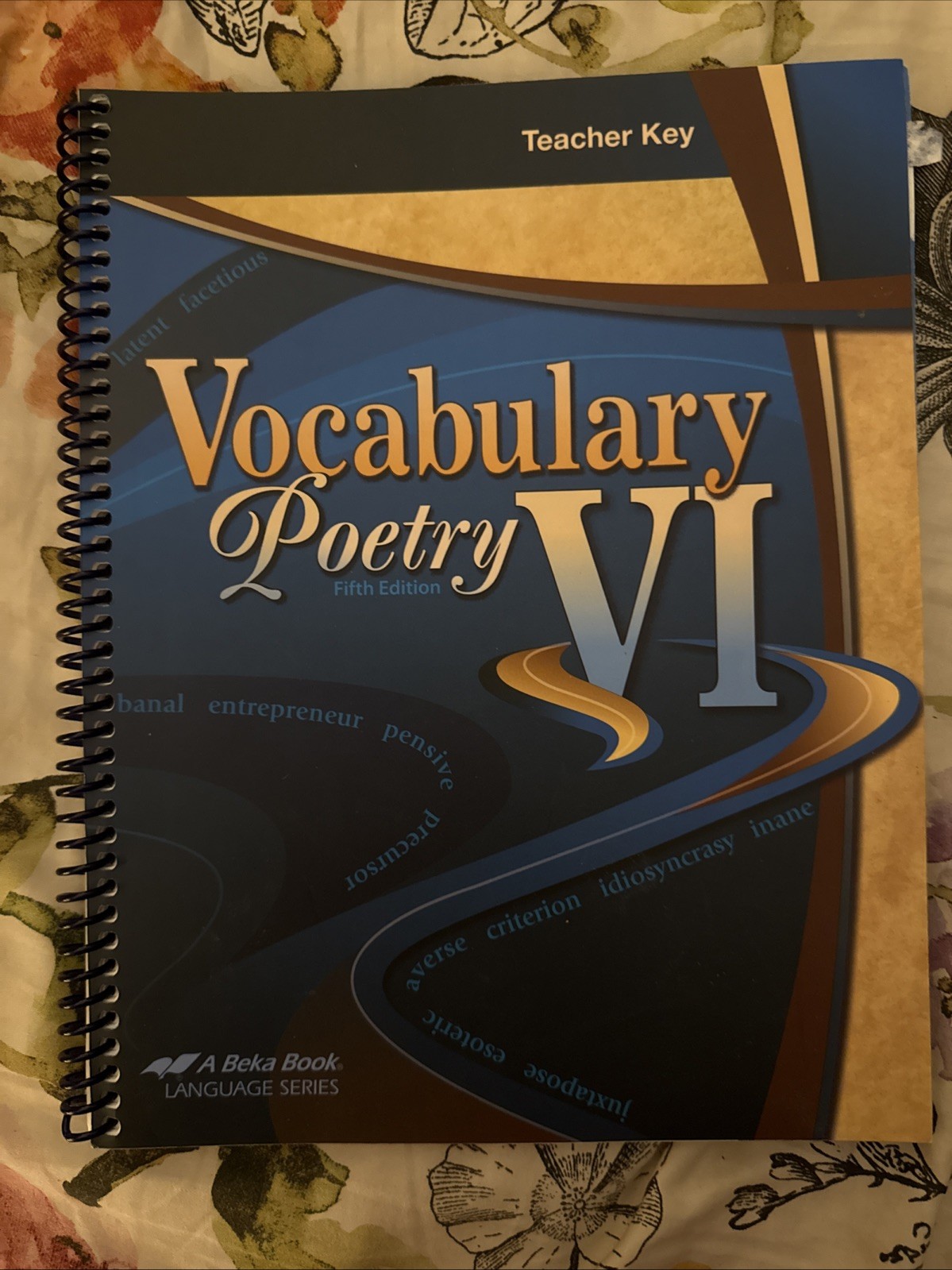 Abeka Vocabulary Poetry VI Teacher Key 12th Grade 12